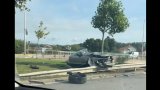 Кола е разцепена на две на столичния бул. "Ботевградско шосе" ВИДЕО