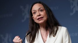 Мачадо пристигна в Белия дом ще разговаряс Тръмп