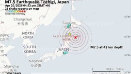 Първите вълни цунами удариха Япония, прогнозират височината им да стигне 3 м ВИДЕО