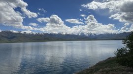 Потопено село със запазена джамия се показа в язовир в Източна Турция