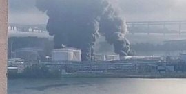 Украинските дронове удариха петролен терминал в Санкт Петербург ВИДЕО