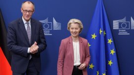 Урсула и Мерц на крака при белгийския премиер за руските активи 