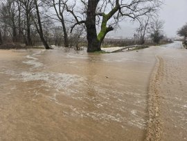 Щети заради силния вятър в Хасково и Кърджали, Петрич пък се наводни 