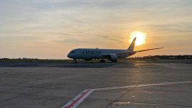 Авария и пожар при излитане на самолет от Делхи за Цюрих, има ранени ВИДЕО