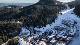 Снежната покривка в Пампорово достигна 10 см