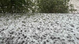 Градушка с размери на лешник падна южно от Стара Загора