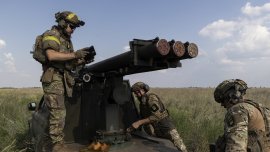 Украински робот взриви сграда, контролирана от руснаците