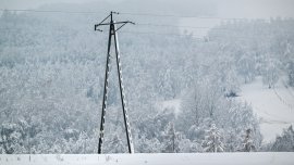 Снегът приближава: Части от Босна и Хърватия побеляха 