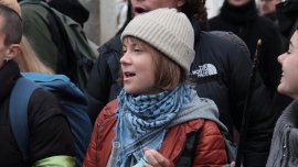 След излятата боя в Канале Гранде: Грета Тунберг със забрана да влиза във Венеция