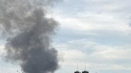 Пожар гори в хотел в Слънчев бряг