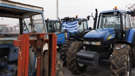 Фермерският протест: Отново спряха движението през ГКПП "Кулата" на ТИР-ове 