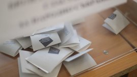 При обработени 98.33% протоколи: ПБ с 44.67% от вота, ГЕРБ-СДС - 13.36%, "Възраждане" е на ръба