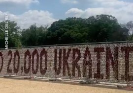 Плюшени мечета във Вашингтон насочват вниманието към изчезналите украински деца ВИДЕО