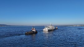 Морска мина е забелязана южно от нос Емине?