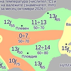Времето през октомври: От минус 5 до плюс 27 градуса
