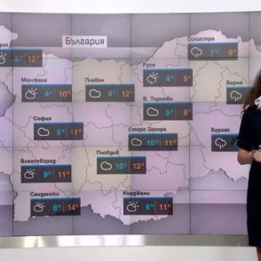Температурите днес се повишават до 13 градуса