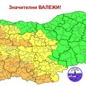 Повсеместни валежи от дъжд днес, в планините &ndash; сняг