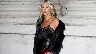 Разголената Кейт Мос привлече погледите на дефилето на Tom Ford