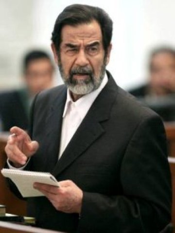 Саддам Хюсеин обвини Белия дом в лъжа