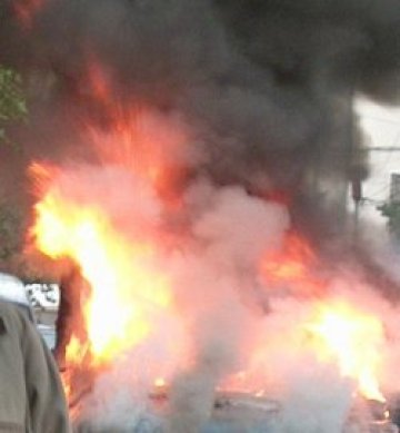 Подпалиха наблюдателния пункт на &bdquo;Зелени патрули&ldquo; в Иракли