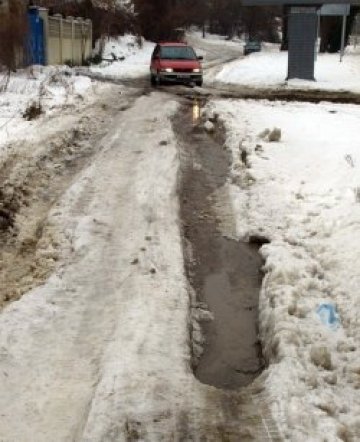 Зимно пълнене на варненските дупки