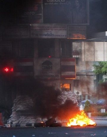 Стълкновения в центъра на Банкок