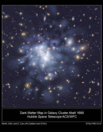 Hubble направи точна карта на тъмната материя