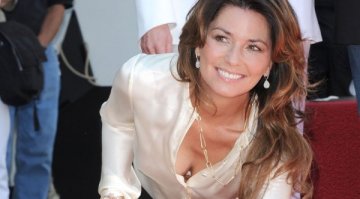 Шаная Туейн със звезда на Алеята на славата