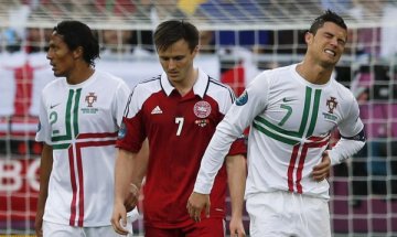 Роналдо и Бендтнер не успяха да провалят победата на Португалия