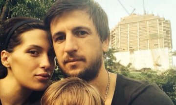 Ромина дари Дарко Тасевски със син