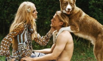 Чарли Хънам e любовник художник за Vogue 