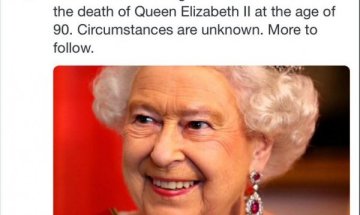 Упс, грешка! Фалшив акаунт на BBC обяви смъртта на Елизабет II