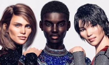 Марго, Шуду и Жи... Balmain с армия от виртуални модели