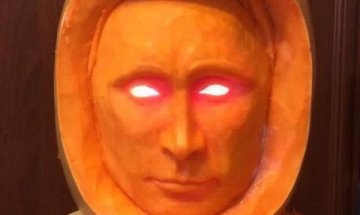 "Тиквен" портрет на Путин плаши потребители в мрежата