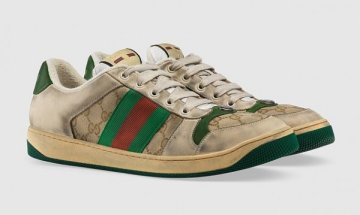 Захабени маратонки - сред новите артикули на Gucci