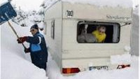 Рекордно ниски температури в Германия за последните 100 години