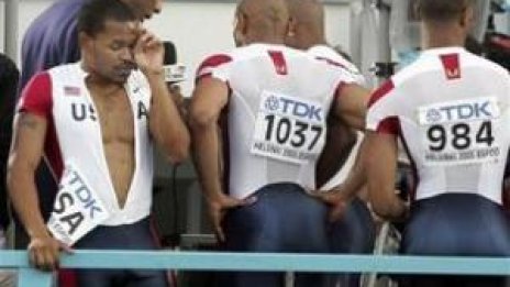 Щафетата на САЩ на 4 x 100 м се провали на световното в Хелзинки