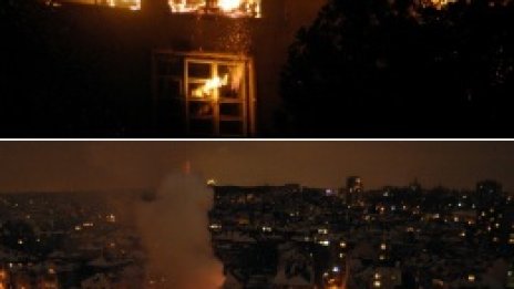 Горя стара кооперация в кв. Лозенец, пожарникарите останаха без вода