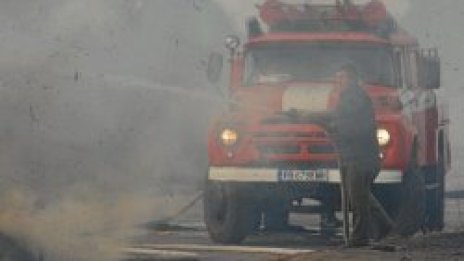 Микробус се подпали на магистрала “Хемус&quot;