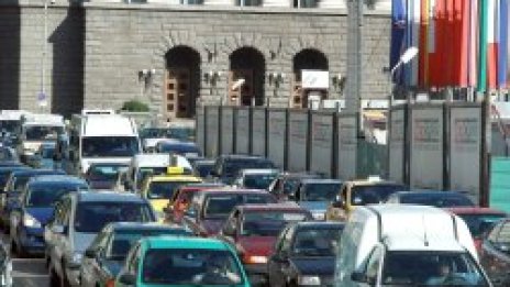 Блокираха центъра на София за коли, снимат филм