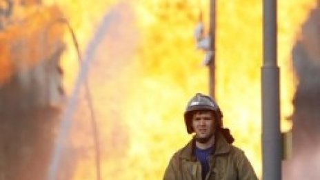 В Москва пламна газопровод