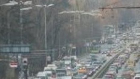 Натоварено движение в София