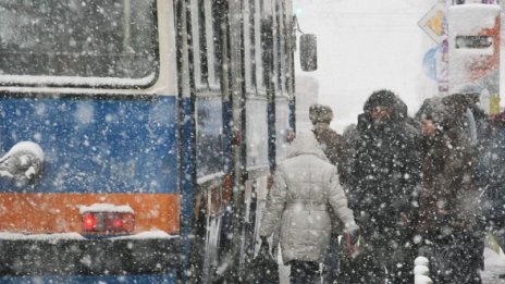 Пак сняг, пак задръствания в София