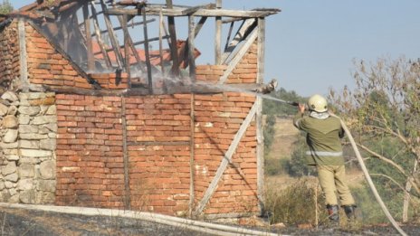 700 кила тютюн и 30 птици изгоряха в Силистренско