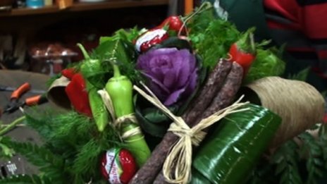 Букет от чушки и суджуци
