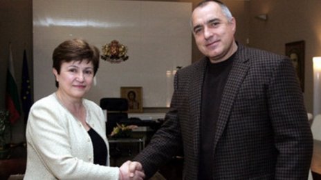 Борисов обсъди Либия с Кристалина Георгиева