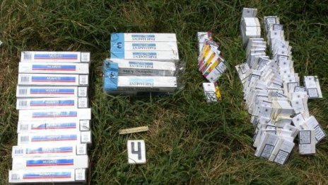 2300 кутии цигари изскочиха при акция в с. Каменар