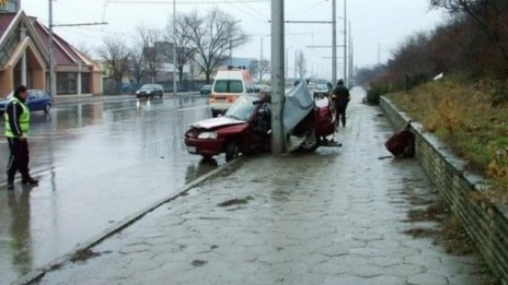 Една жертва на пътя през денонощието