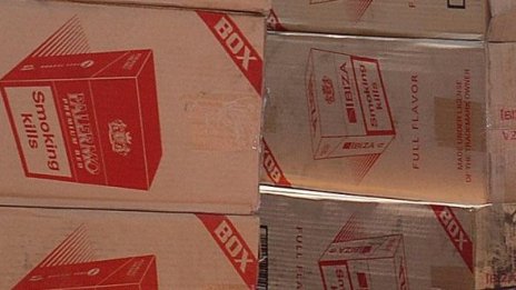 Иззеха 24 хил. кутии контрабандни цигари