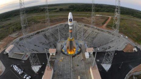 "Союз" беше изстреляна от космодрума във Френска Гвиана